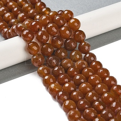 Natural Agate Beads Strands G-M437-B01-01I-1