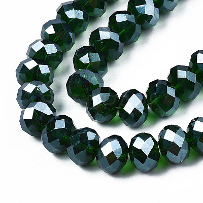 Glass Beads Strands X-GR12MMY-68L-1
