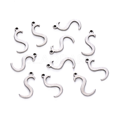 Tarnish Resistant 201 Stainless Steel Charms STAS-R105-S-1