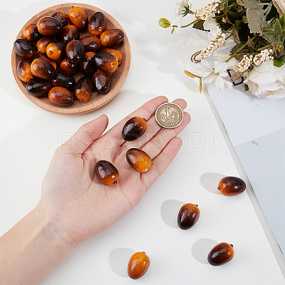 Foam Chinese Olive Display Decoration DJEW-GF0001-90B-1