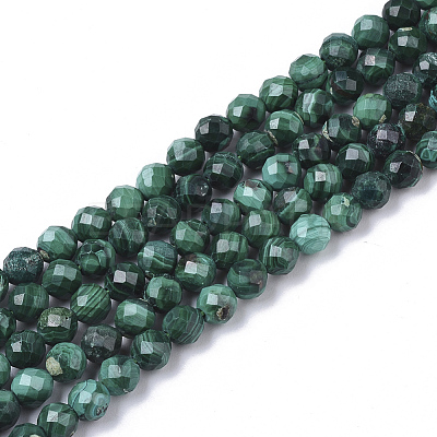 Natural Malachite Beads Strands X-G-S361-4mm-001-1