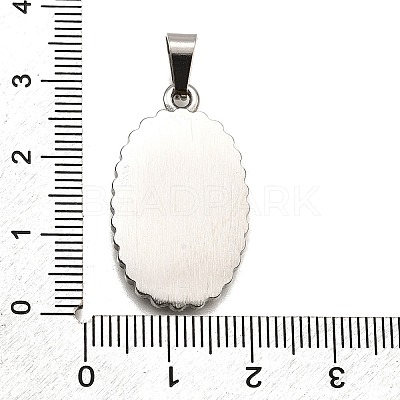 304 Stainless Steel Pendants STAS-B086-10C-P-1