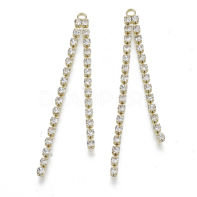 Brass Cup Chains Tassel Big Pendants PALLOY-S177-72LG-1