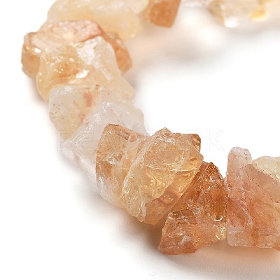 Raw Rough Heated Natural Citrine Beads Strands G-P528-A01-01-1