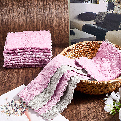 Rectangle Fibre Cleaning Cloth FIND-WH20012-30D-1