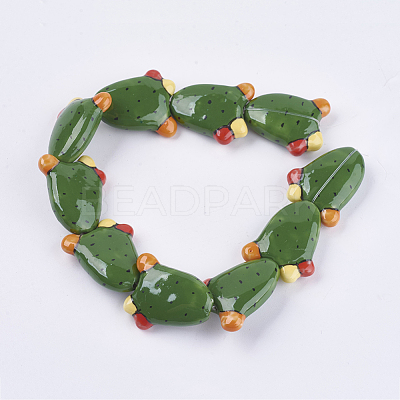Handmade Porcelain Beads PORC-G002-16A-1