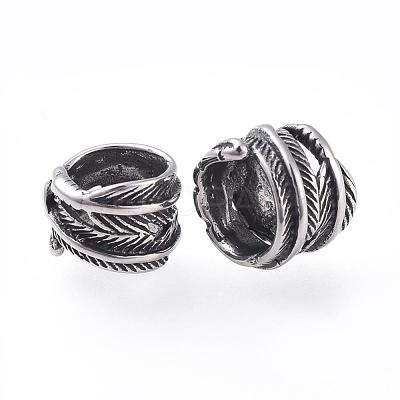 304 Stainless Steel Beads STAS-G153-17AS-1