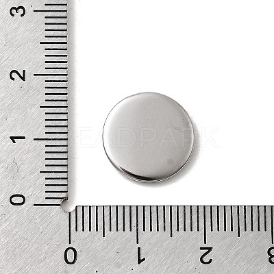 Tarnish Resistant Stainless Steel Plain Edge Bezel Cups STAS-M226-03B-1