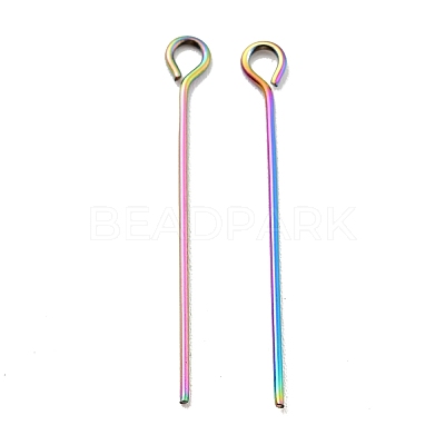 Ion Plating(IP) 304 Stainless Steel Eye Pins LS-STAS-E156-01M-01-1