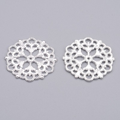 Tibetan Style Filigree Joiners Links TIBE-A11623-S-FF-1