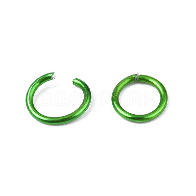 Anodized Aluminum Open Jump Rings X-ALUM-R005-0.8x6-25-1