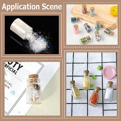 100Pcs Mini Tube Glass Wishing Bottles AJEW-CP0009-88-1
