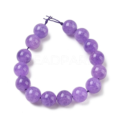 Dyed Natural Malaysia Jade Beads Strands G-G021-01D-01-1