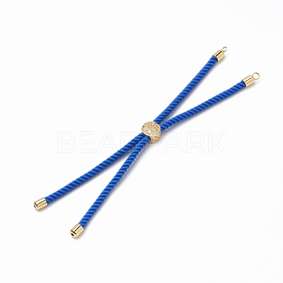 Nylon Twisted Cord Bracelet Making MAK-T003-03G-1