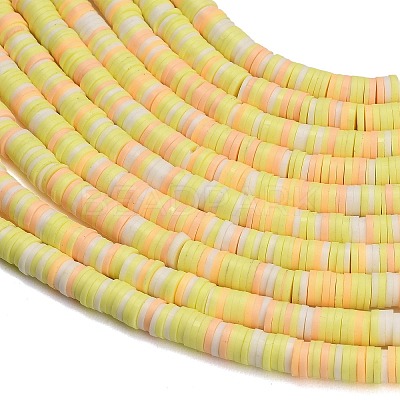 Handmade Polymer Clay Beads Strands PY-CBA21A8-01D-1