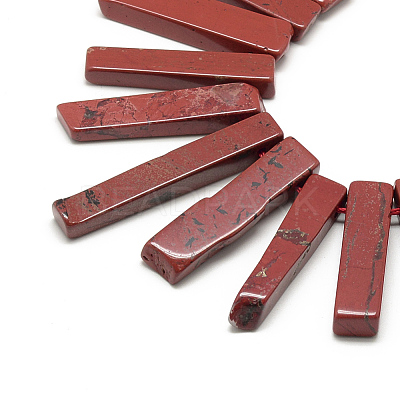 Natural Red Jasper Beads Strands G-R419-10-1