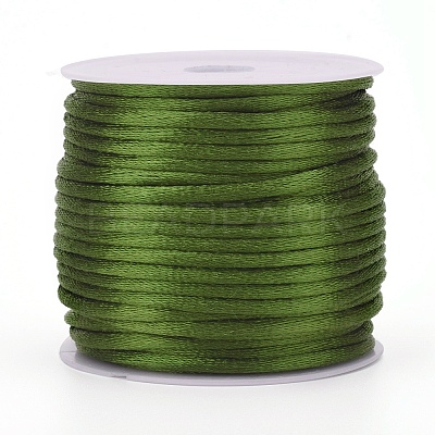 (Clearance Sale)Nylon Satin Rattail Cords NWIR-L006-1mm-10-1