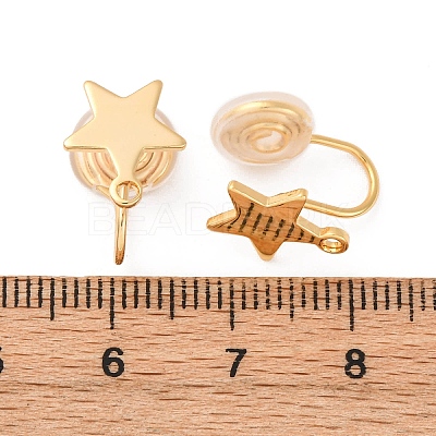 Brass Ear Cuff Findings KK-F898-16E-G-1