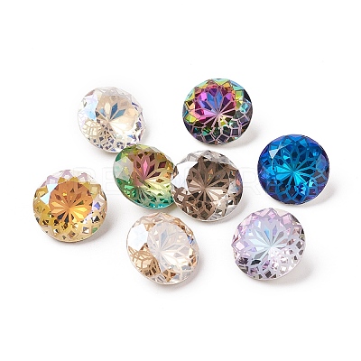 K9 Glass Rhinestone Pointed Back Cabochons RGLA-P030-06A-M01-1