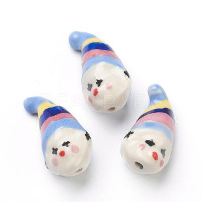 Handmade Porcelain Beads PORC-G006-17-1
