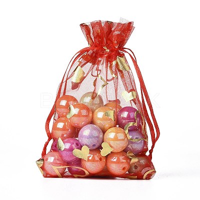Organza Drawstring Jewelry Pouches OP-I001-B05-1