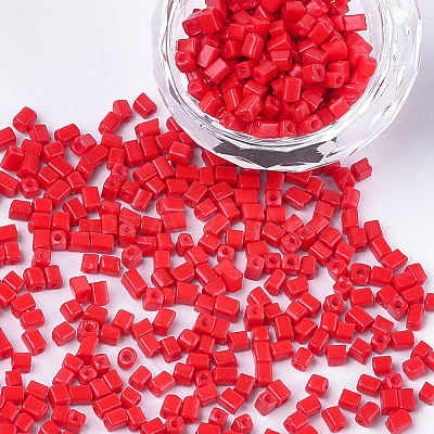 Baking Paint Glass Beads SEED-S023-11A-06-1