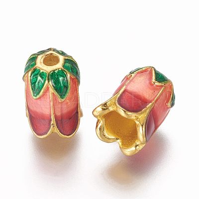 Alloy Bead Caps ENAM-G111-02G-1