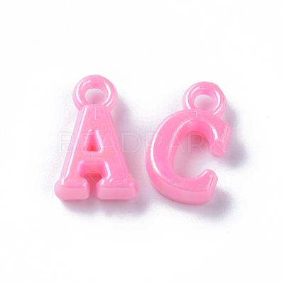 Opaque Acrylic Charms MACR-Q239-010-1