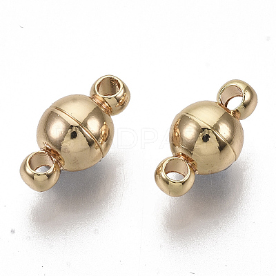 Brass Magnetic Clasps X-KK-S354-213A-NF-1