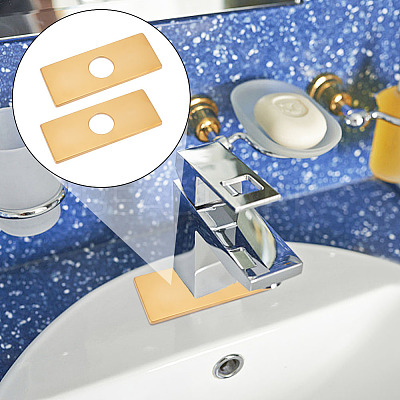 304 Stainless Steel Faucet Hole Covers STAS-WH0044-27G-1