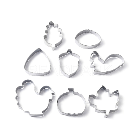 Thanksgiving 430 Stainless Steel Cookie Mold DIY-E068-01P-01-1