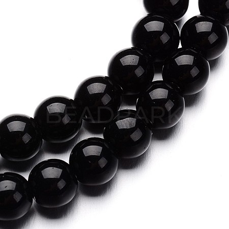 Glass Round Bead Strands GLAA-I028-10mm-02-1