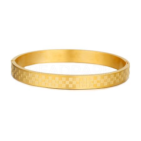 Men's 304 Stainless Steel Bangles WG5FBFC-01-1