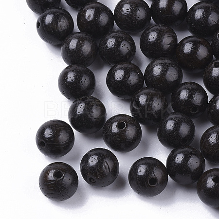 Natural Wood Beads WOOD-S666-8mm-02-1