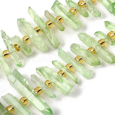 Natural Quartz Crystal Beads Strands G-F800-C14-1