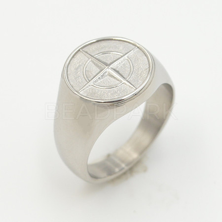 304 Stainless Steel Finger Rings FS-WG5F41B-64-1