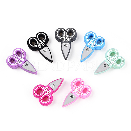 Scissor Shape Silicone Beads SIL-N005-04-1