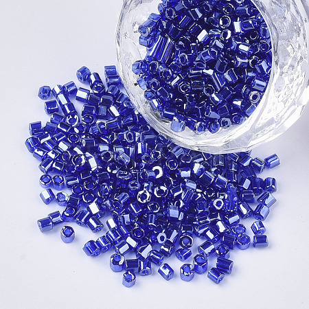8/0 Two Cut Glass Seed Beads SEED-S033-15A-05-1