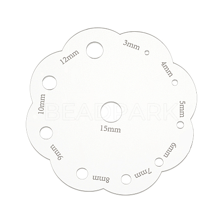 1Pc Acrylic Measuring Tools DIY-BC0014-13-1