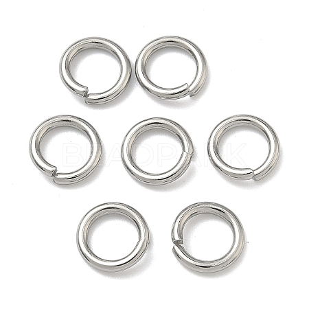 Tarnish Resistant 304 Stainless Steel Open Jump Rings STAS-E067-09-8mm-1