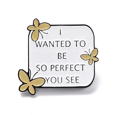 I Wanted To Be So Perfect That You See Enamel Pin JEWB-O005-P04-1