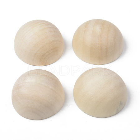Unfinished Natural Wood Cabochons WOOD-R269-C-1