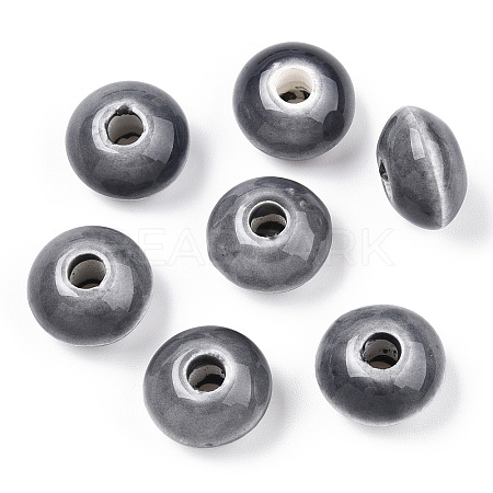 Handmade Porcelain Beads PORC-Q173-15x10mm-24-1