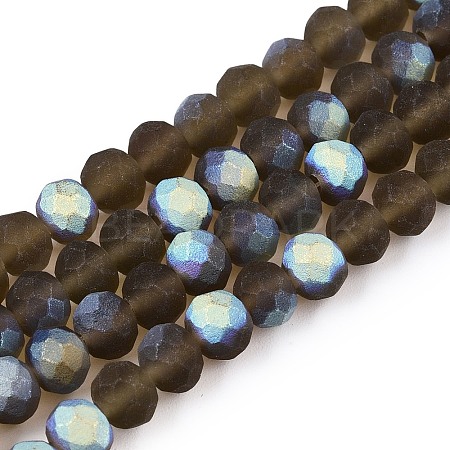 Transparent Glass Beads Strands EGLA-A044-T6mm-MB16-1