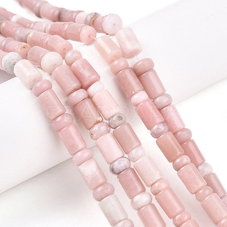 Natural Pink Opal Beads Strands G-N346-03A-09-1