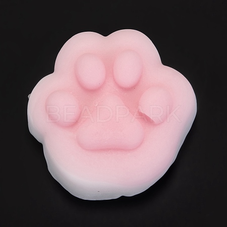 Cat Paw Prints Shape Stress Toy AJEW-H125-23-1
