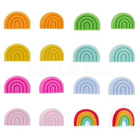 8 Style Food Grade Eco-Friendly Silicone Beads SIL-HY0001-19-1