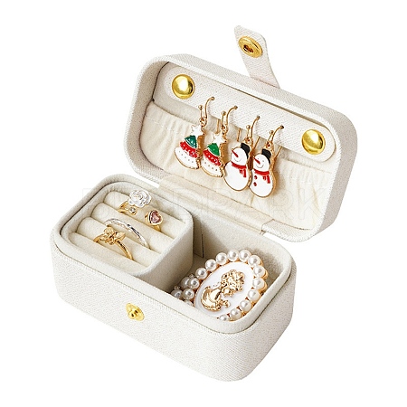 PU Imitation Leather Jewelry Box LS-LBOX-E001-01A-1