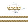Brass Twisted Chains X-CHC-S109-G-3