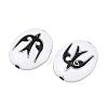 Brass Enamel Beads KK-CBA7BFE-01P-01-2